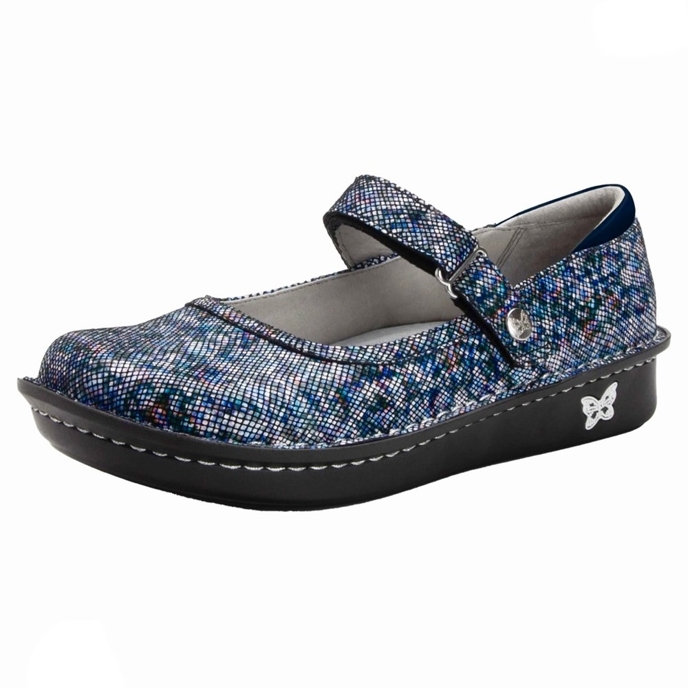 Alegria Belle Mary Jane Shoes Size 39 Comfortable Napa Leather Rocker Bottom